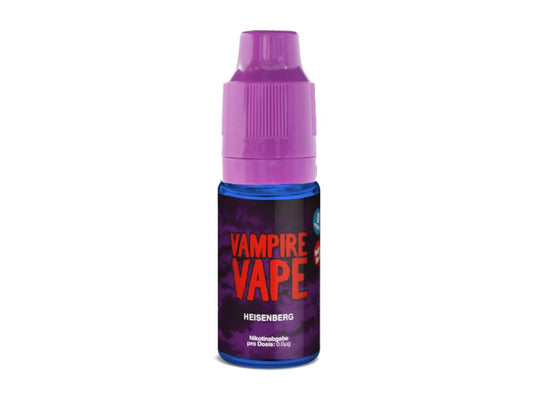 Vampire Vape - Heisenberg - 10ml Fertigliquid (Nikotinfrei/Nikotin) - 1er Packung 6 mg/ml - Vapes4you
