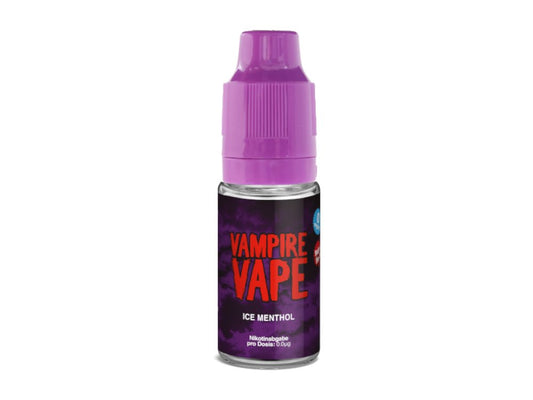 Vampire Vape - Ice Menthol - 10ml Fertigliquid (Nikotinfrei/Nikotin) - 1er Packung 6 mg/ml - Vapes4you