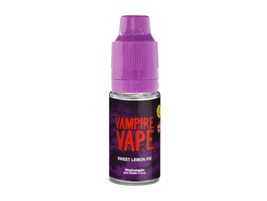 Vampire Vape - Sweet Lemon Pie - 10ml Fertigliquid (Nikotinfrei/Nikotin) - 1er Packung 6 mg/ml - Vapes4you