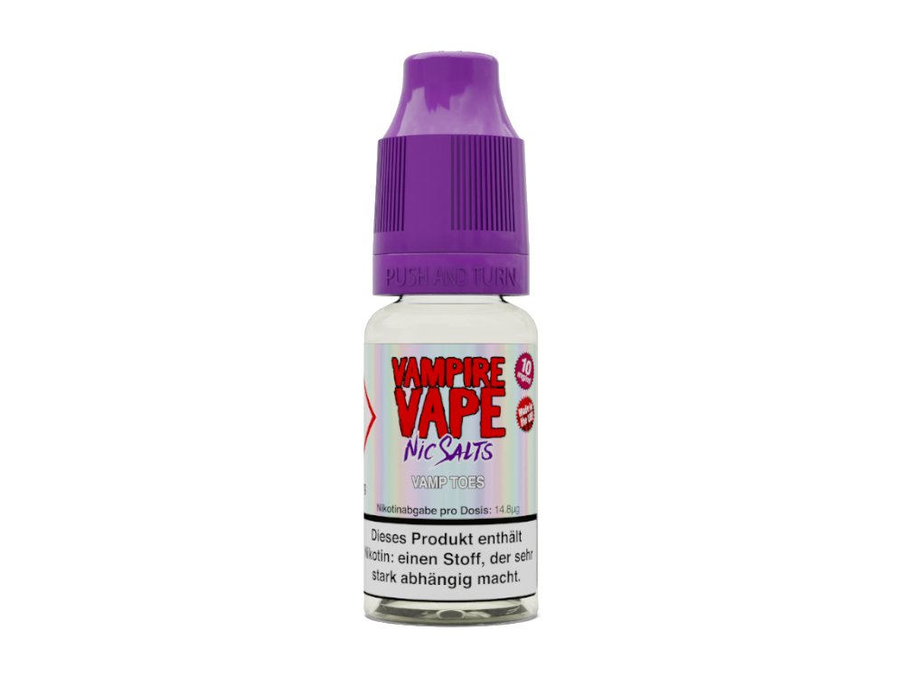 Vampire Vape - Vamp Toes - 10ml Fertigliquid (Nikotinsalz) - 1er Packung 10 mg/ml - Vapes4you