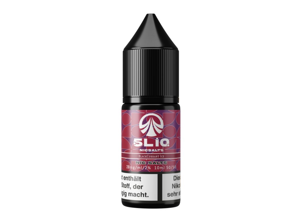 5LIQ - Blackcurrant Ice - 10ml Fertigliquid (Nikotinsalz) - Blackcurrant Ice 1er Packung - Vapes4you