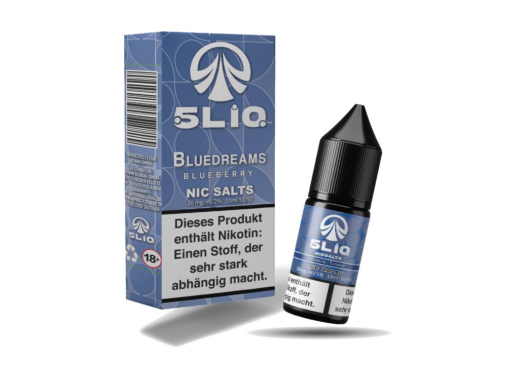 5LIQ - BlueDreams - 10ml Fertigliquid (Nikotinsalz) - BlueDreams 1er Packung - Vapes4you