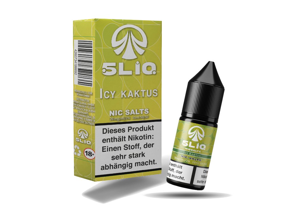 5LIQ - Icy Kaktus - 10ml Fertigliquid (Nikotinsalz) - Icy Kaktus 1er Packung - Vapes4you