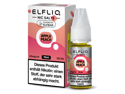 ELFLIQ - Apple Peach - 10ml Fertigliquid (Nikotinsalz)