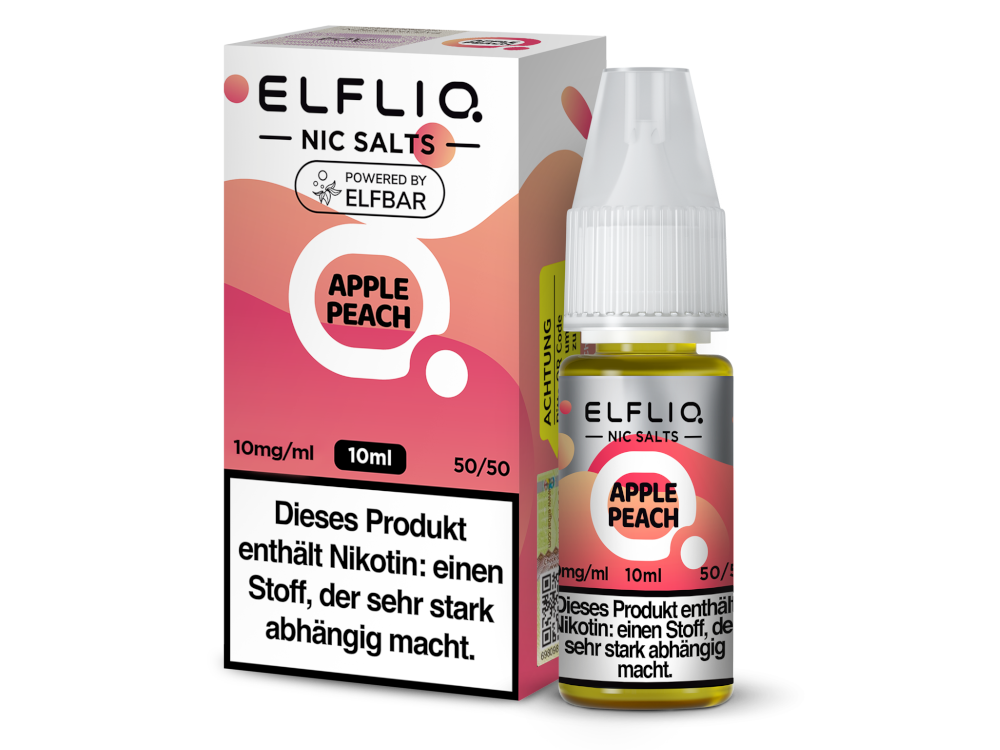 ELFLIQ - Apple Peach - 10ml Fertigliquid (Nikotinsalz)