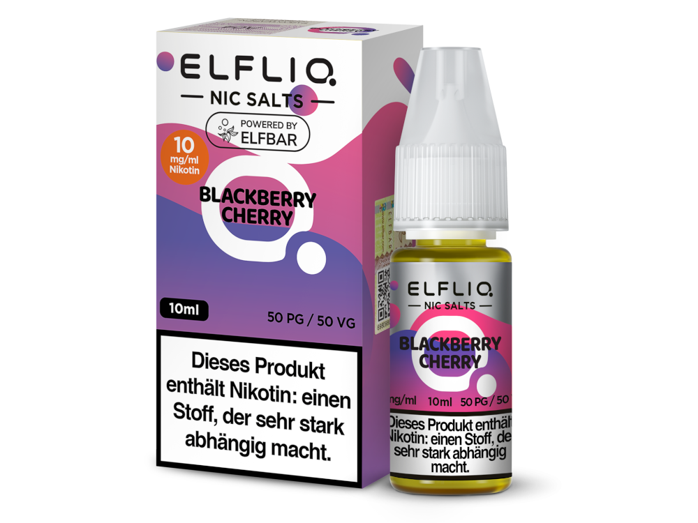 ELFLIQ - Blackberry Cherry - 10ml Fertigliquid (Nikotinsalz)