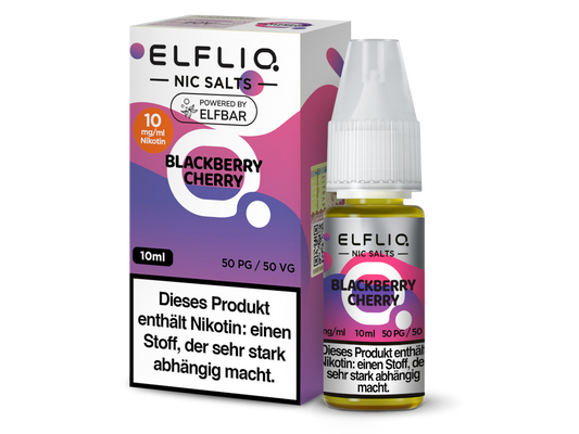 ELFLIQ - Blackberry Cherry - 10ml Fertigliquid (Nikotinsalz)