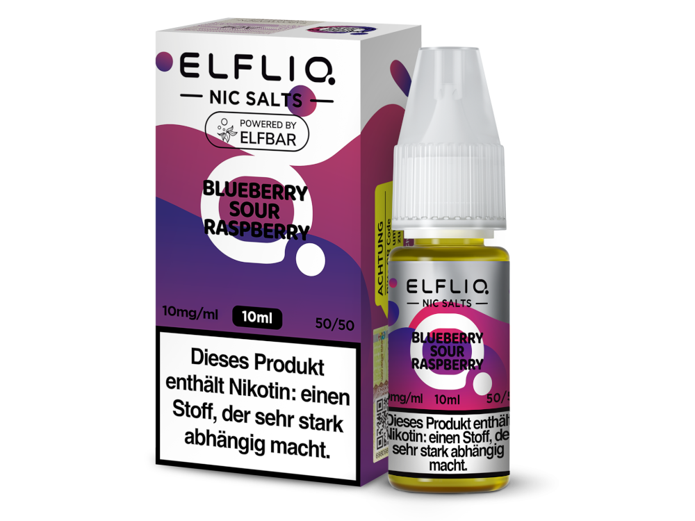 ELFLIQ - Blueberry Sour Raspberry - 10ml Fertigliquid (Nikotinsalz)