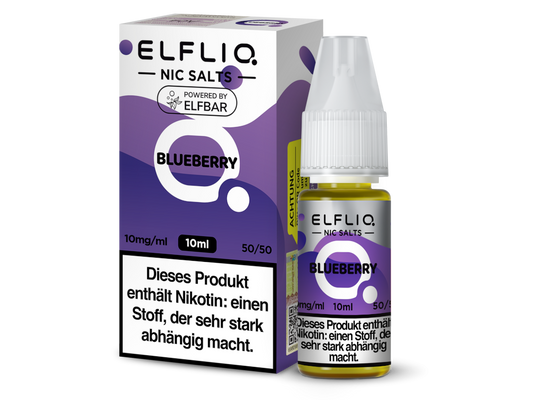 ELFLIQ - Blueberry - 10ml Fertigliquid (Nikotinsalz)