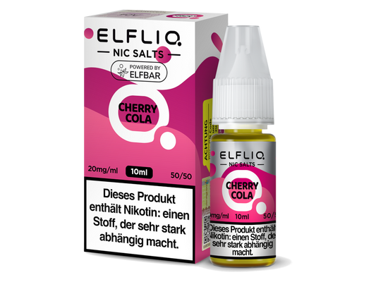 ELFLIQ - Cherry Cola - 10ml Fertigliquid (Nikotinsalz)