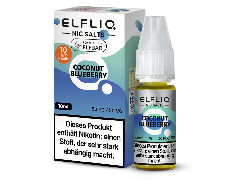 ELFLIQ - Coconut Blueberry - 10ml Fertigliquid (Nikotinsalz)