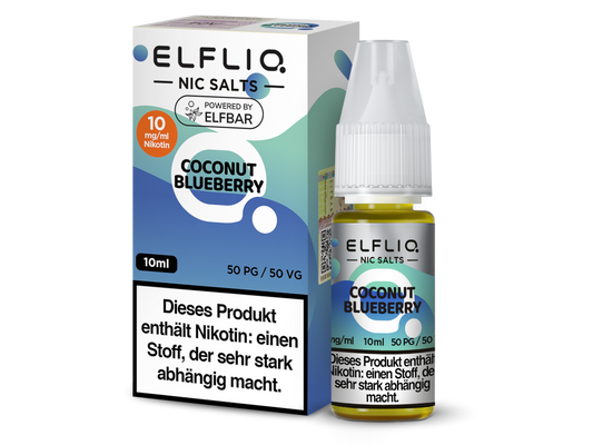 ELFLIQ - Coconut Blueberry - 10ml Fertigliquid (Nikotinsalz)