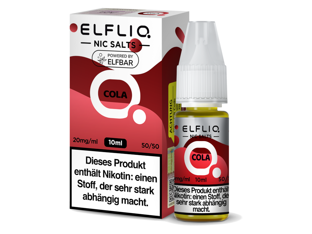 ELFLIQ - Cola - 10ml Fertigliquid (Nikotinsalz)