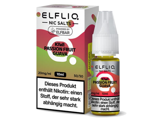 ELFLIQ - Kiwi Passion Fruit Guava - 10ml Fertigliquid (Nikotinsalz)