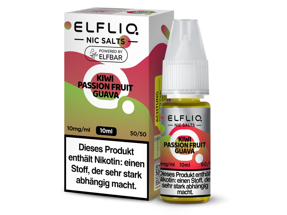 ELFLIQ - Kiwi Passion Fruit Guava - 10ml Fertigliquid (Nikotinsalz)