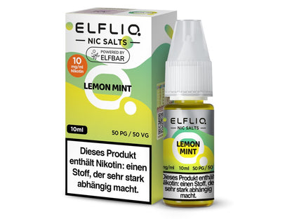 ELFLIQ - Lemon Mint - 10ml Fertigliquid (Nikotinsalz)