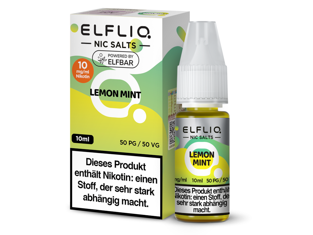 ELFLIQ - Lemon Mint - 10ml Fertigliquid (Nikotinsalz)
