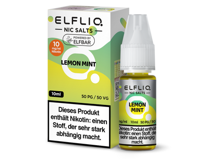 ELFLIQ - Lemon Mint - 10ml Fertigliquid (Nikotinsalz)