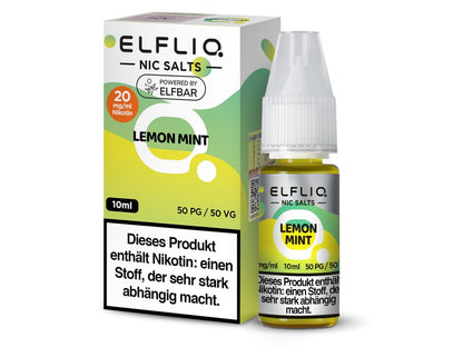 ELFLIQ - Lemon Mint - 10ml Fertigliquid (Nikotinsalz)