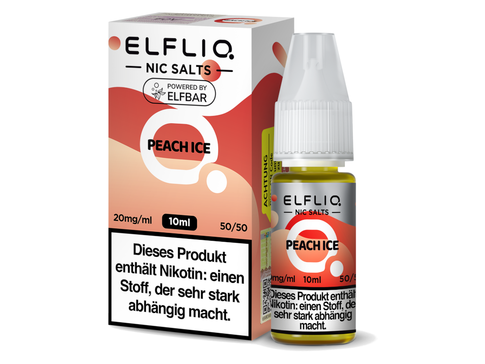 ELFLIQ - Peach Ice - 10ml Fertigliquid (Nikotinsalz)