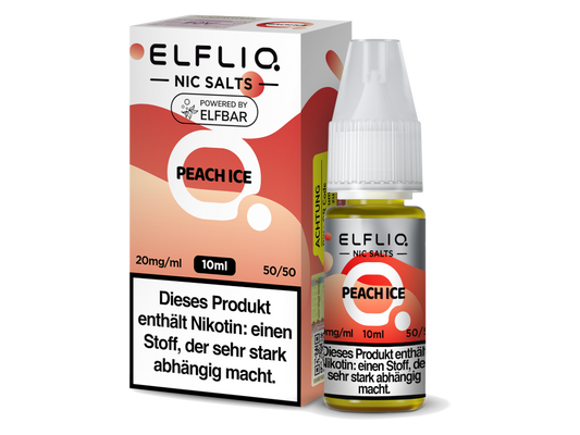 ELFLIQ - Peach Ice - 10ml Fertigliquid (Nikotinsalz)