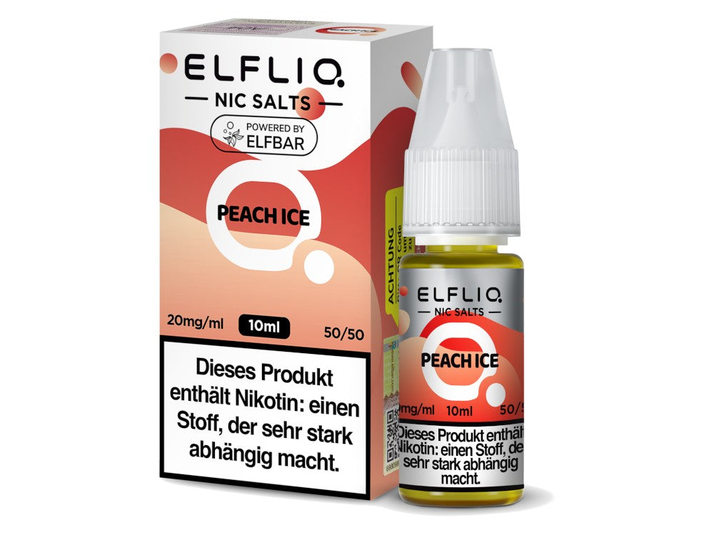 ELFLIQ - Peach Ice - 10ml Fertigliquid (Nikotinsalz)