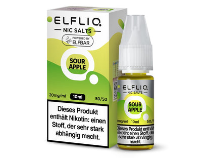 ELFLIQ - Sour Apple - 10ml Fertigliquid (Nikotinsalz)
