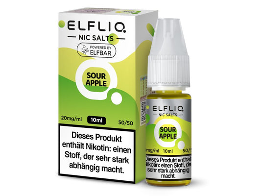 ELFLIQ - Sour Apple - 10ml Fertigliquid (Nikotinsalz)