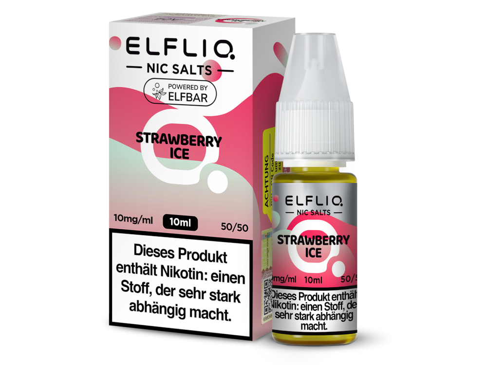 ELFLIQ - Strawberry Ice - 10ml Fertigliquid (Nikotinsalz)