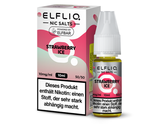 ELFLIQ - Strawberry Ice - 10ml Fertigliquid (Nikotinsalz)