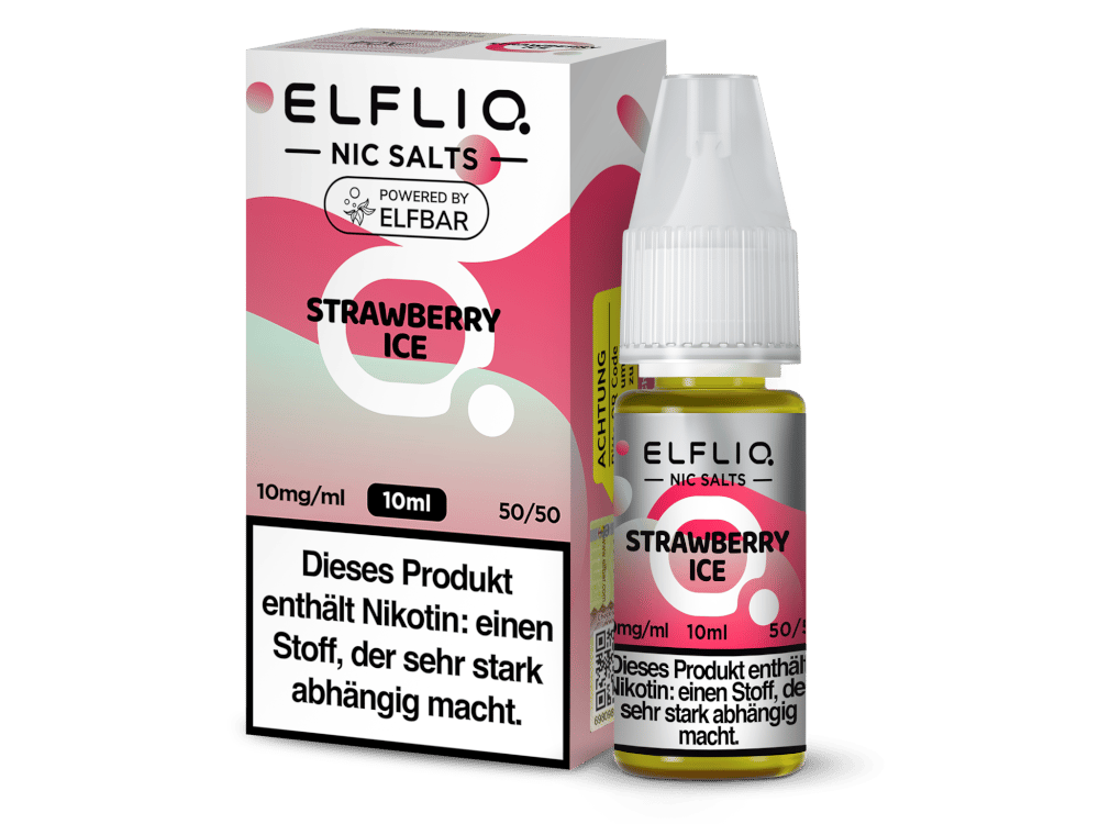 ELFLIQ - Strawberry Ice - 10ml Fertigliquid (Nikotinsalz)