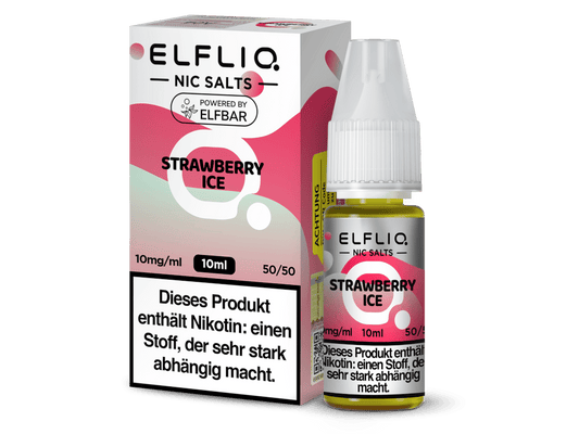 ELFLIQ - Strawberry Ice - 10ml Fertigliquid (Nikotinsalz)