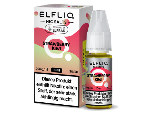 ELFLIQ - Strawberry Kiwi - 10ml Fertigliquid (Nikotinsalz)