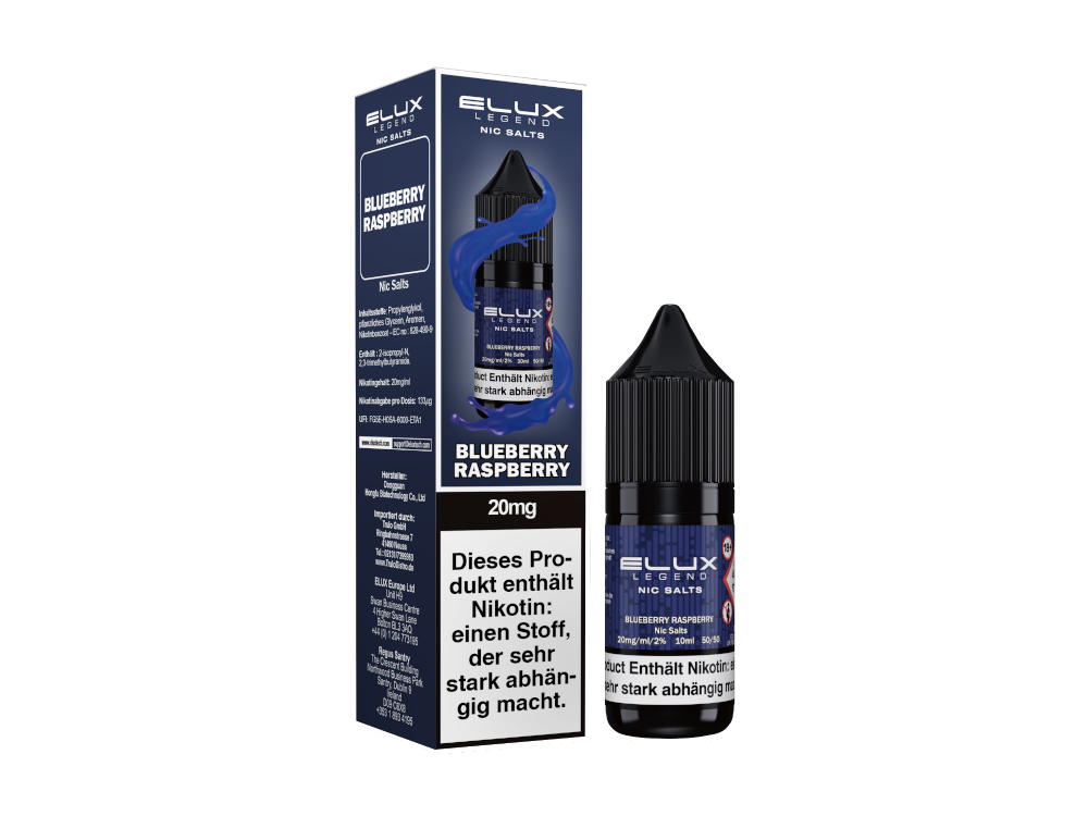 Elux - Blueberry Raspberry - 10ml Fertigliquid (Nikotinsalz)