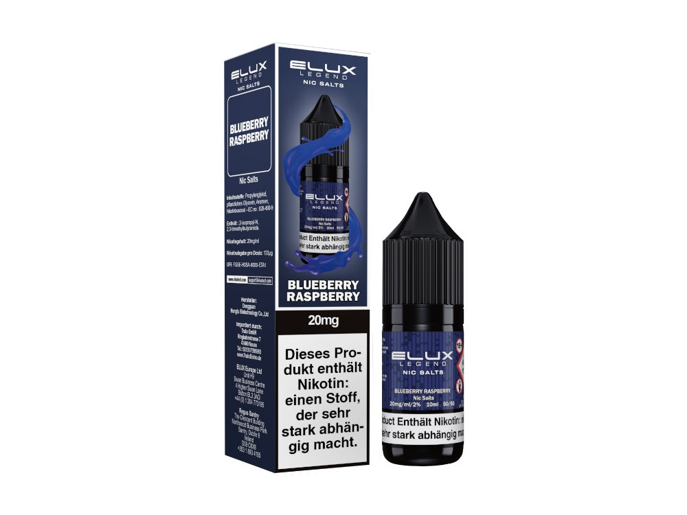 Elux - Blueberry Raspberry - 10ml Fertigliquid (Nikotinsalz)