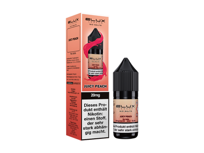 Elux - Juicy Peach - 10ml Fertigliquid (Nikotinsalz)