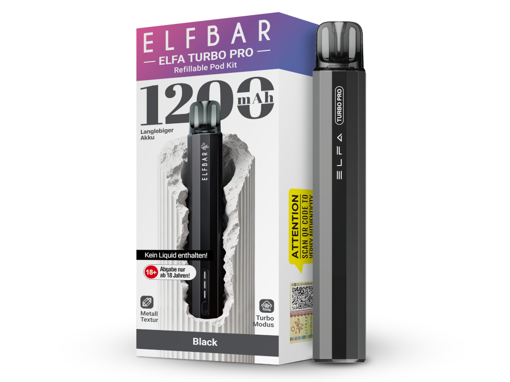 Elf Bar - ELFA Turbo Pro - E-Zigaretten Set