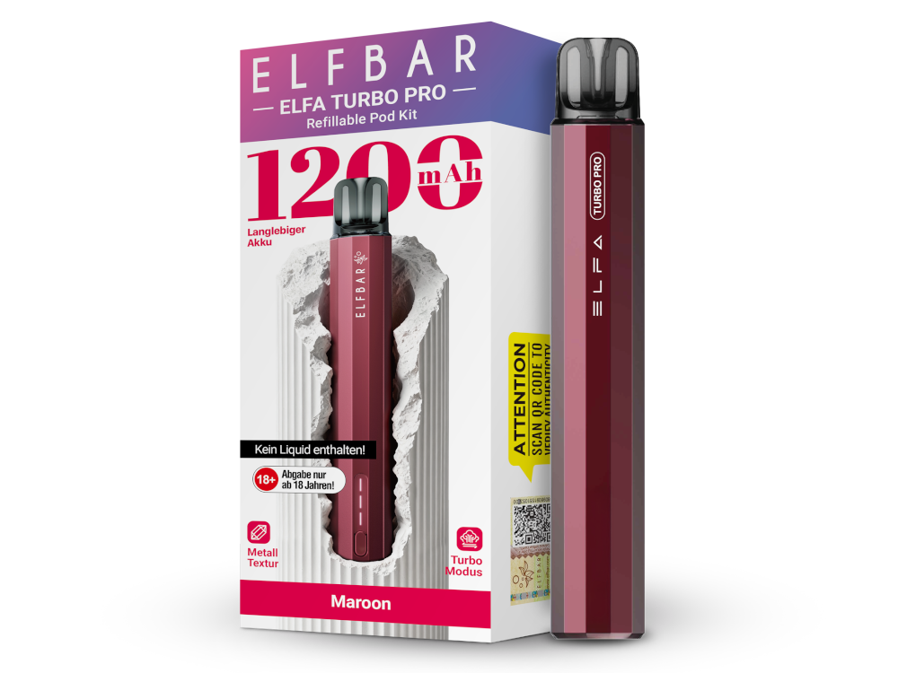 Elf Bar - ELFA Turbo Pro - E-Zigaretten Set