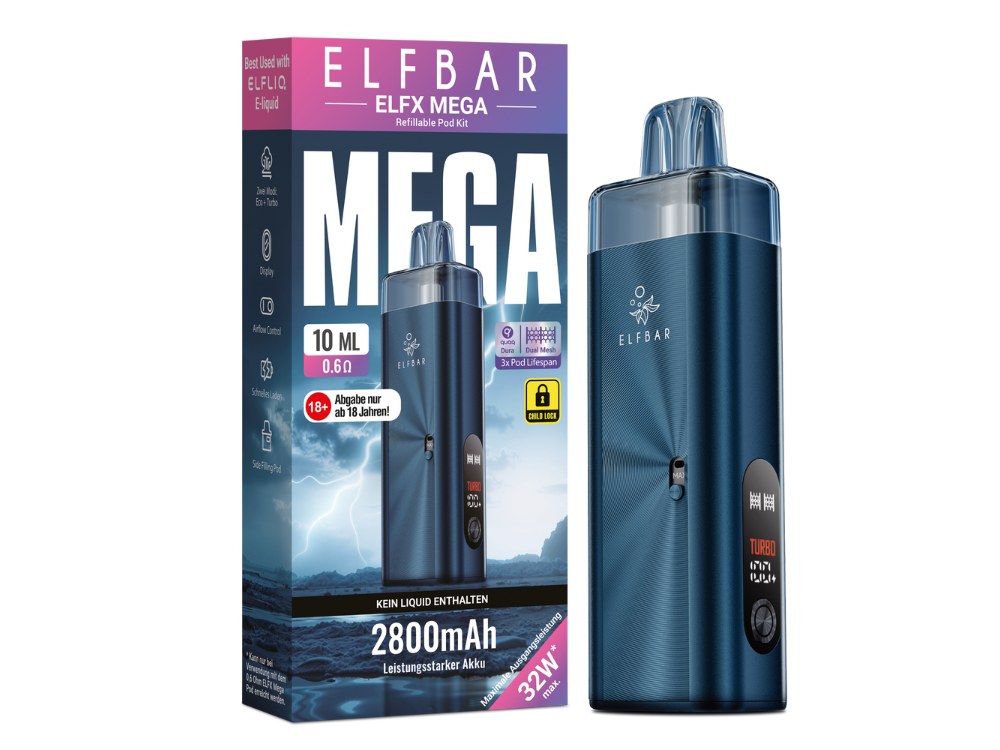 Elfbar - Elfx Mega - E-Zigaretten Set