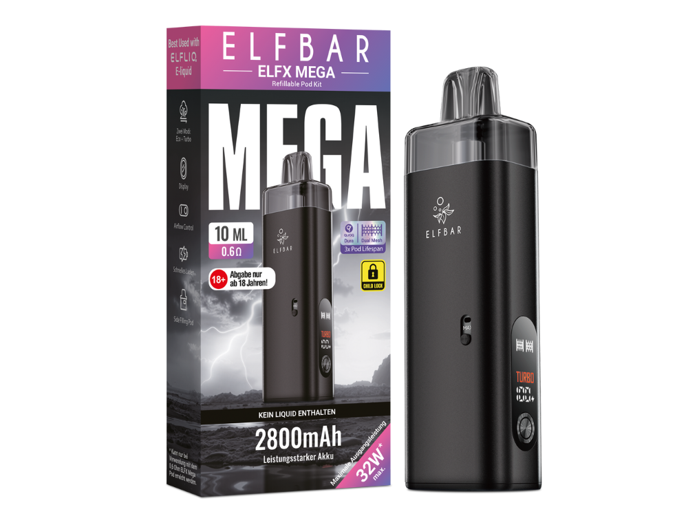 Elfbar - Elfx Mega - E-Zigaretten Set