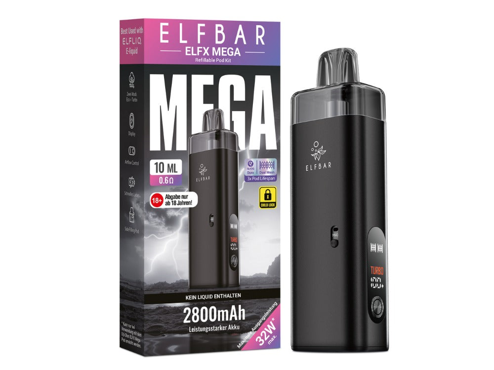 Elfbar - Elfx Mega - E-Zigaretten Set