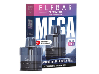 Elfbar - Elfx Mega - 5ml/10ml Pod mit Head