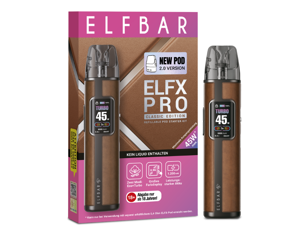 Elf Bar - ELFX Pro Classic Edition - E-Zigaretten Set