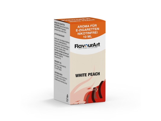 FlavourArt - White Peach - Konzentrat Aroma 10ml (10ml Flasche)
