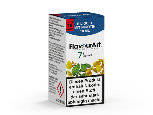 FlavourArt - 7 Leaves - 10ml Fertigliquid (Nikotin)