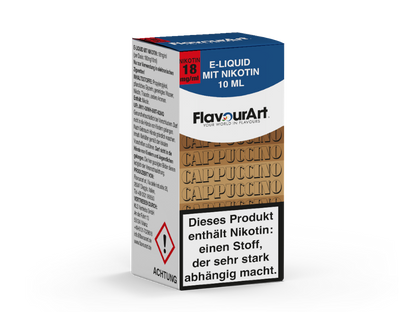 FlavourArt - Cappuccino - 10ml Fertigliquid (Nikotin)