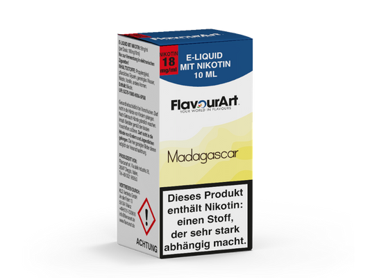 FlavourArt - Madagascar - 10ml Fertigliquid (Nikotin)