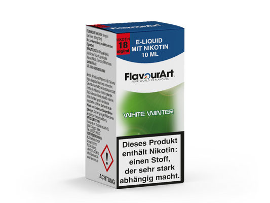 FlavourArt - White Winter - 10ml Fertigliquid (Nikotin)