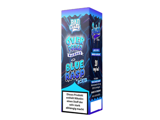 Bad Candy Liquids - Juicd - Blue Rasp - 10ml Fertigliquid (Nikotinsalz)