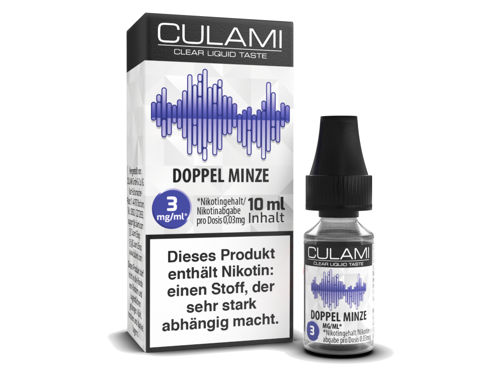 Culami - Double Mint - 10ml Ready-to-Equip (Nicotine-Free/Nicotine)